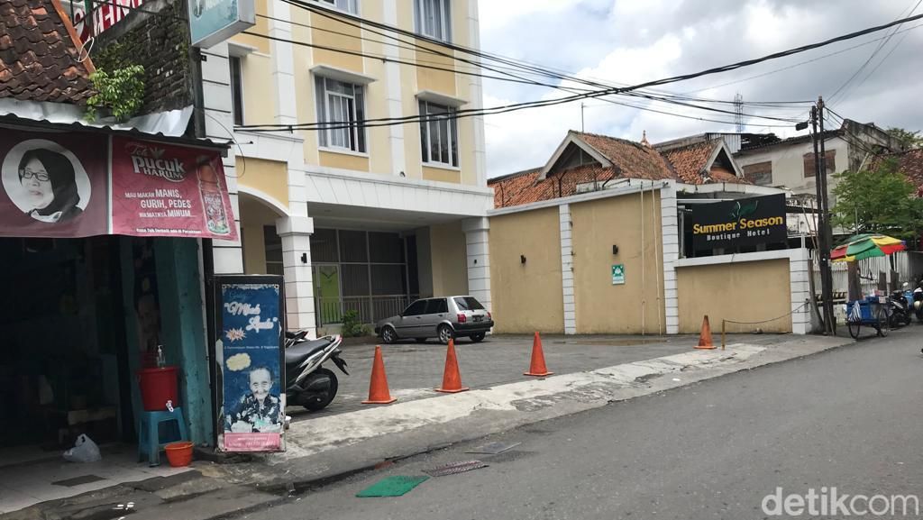TKP Penusukan pria di dekat Sarkem Jogja, Senin (21/11/2022) pukul 11.30 WIB.